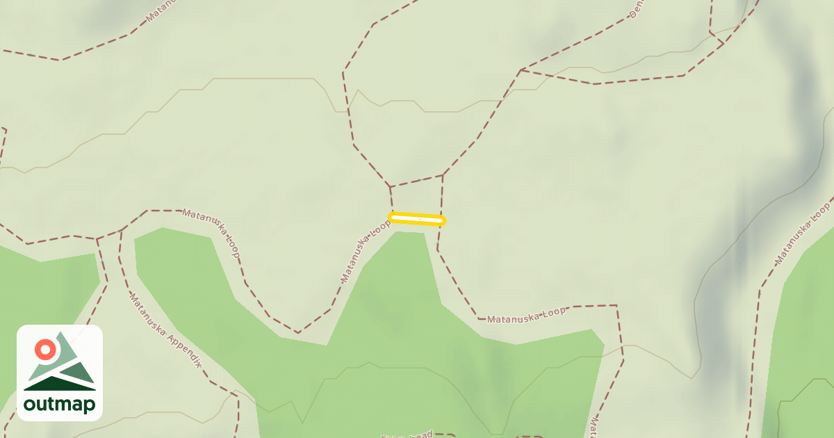 Map of Matanuska Loop