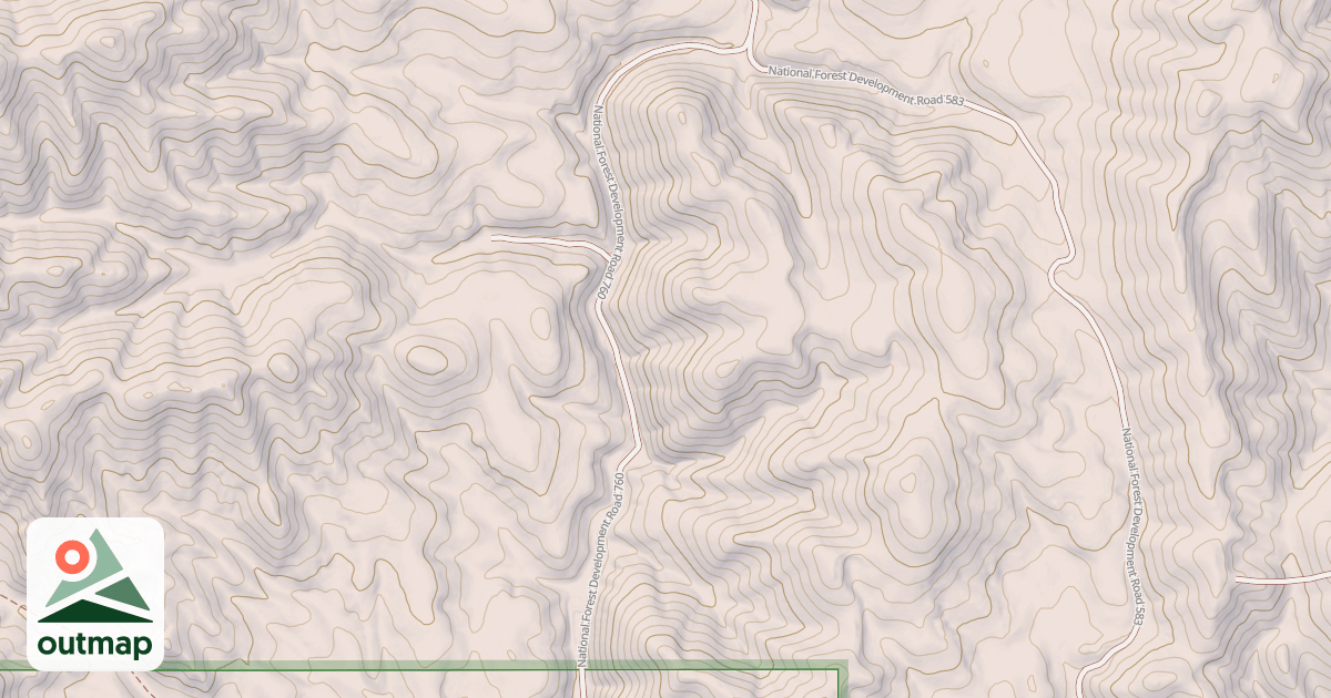 Map of PINE CREEK