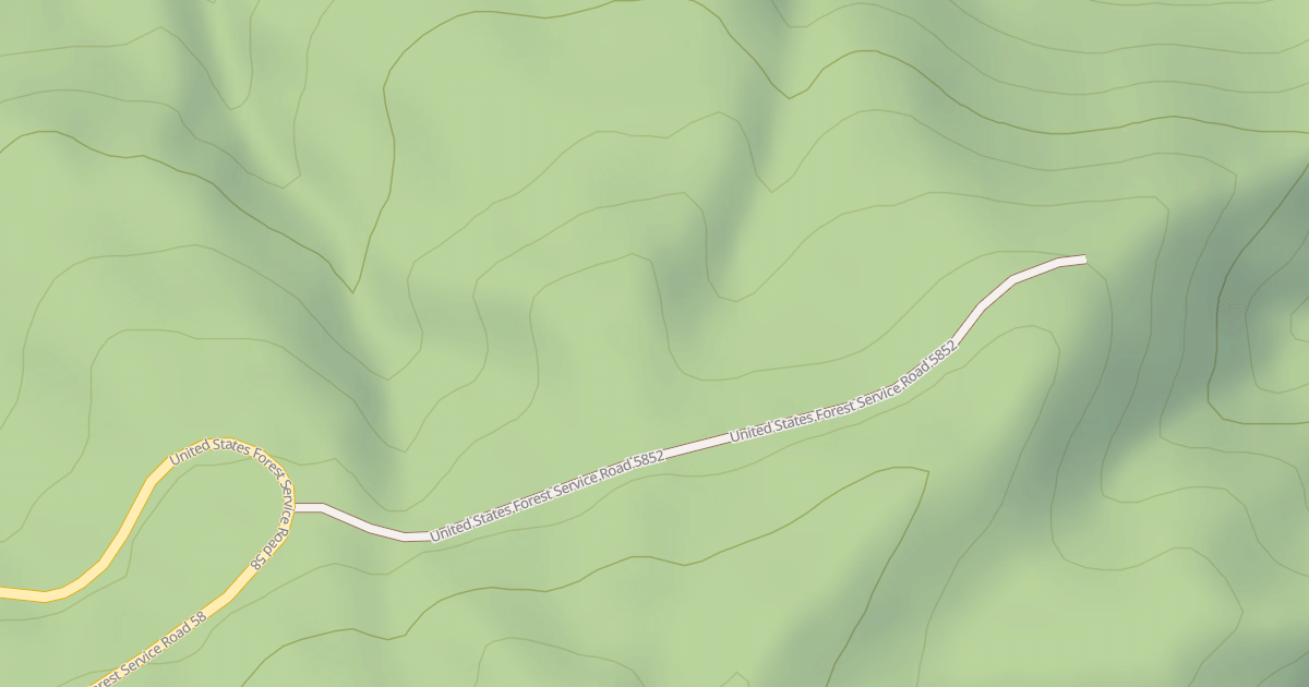 Map preview of USFS Motor Vehicle Use Map Roads {2A6BB201-71E2-4898-8A48-CAB130C9BEB2}