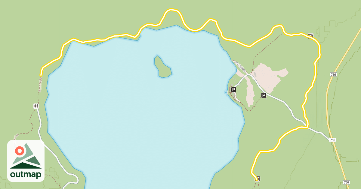 Map of Amerada Trail