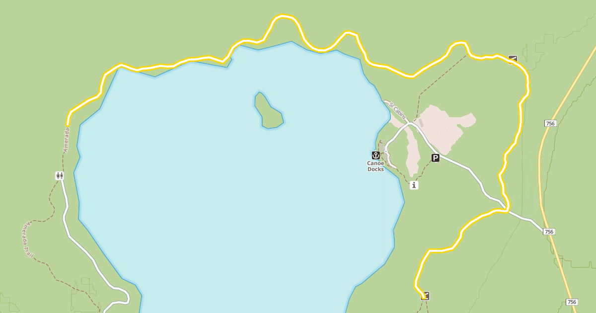 Map preview of Amerada Trail