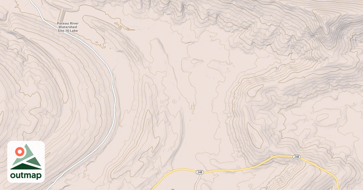 Map of EAST CHALYBEATE