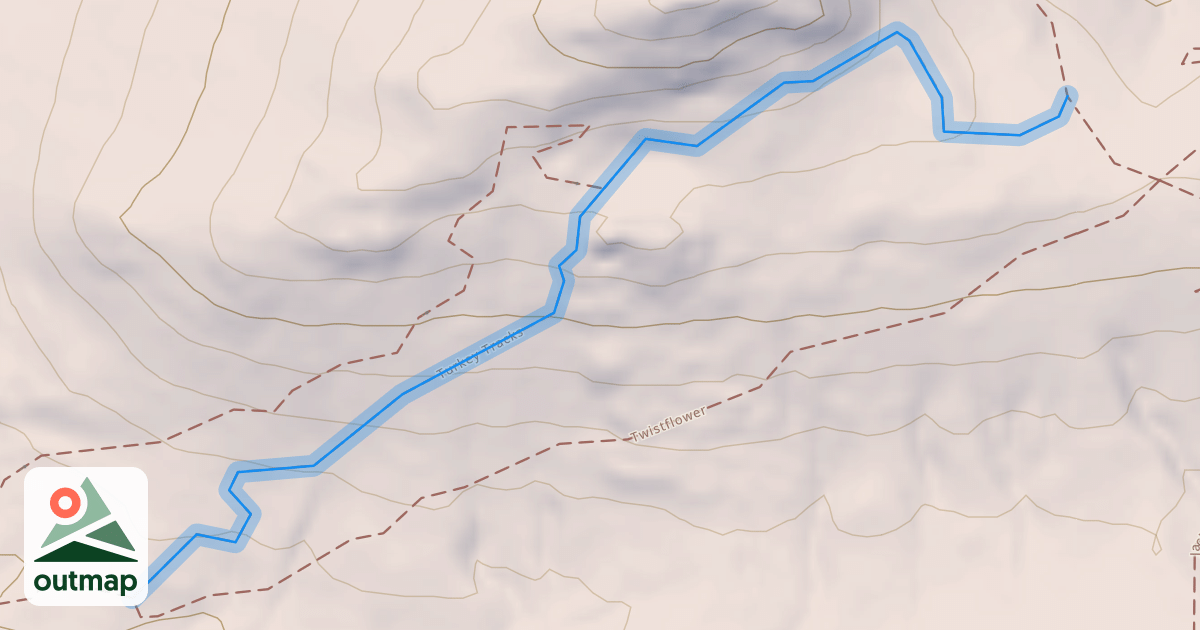 Map of Turkey Tracks