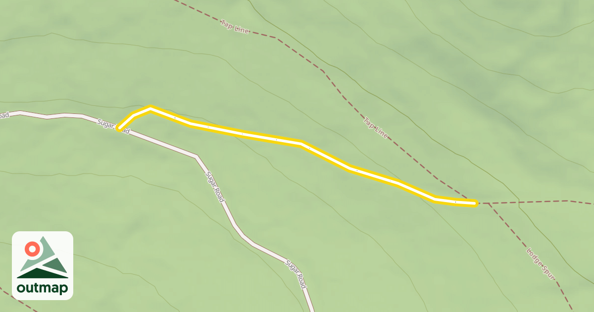 Map of Telemark Trail