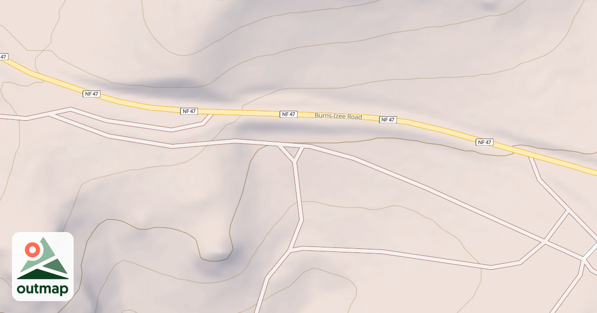 Map of Radar Hill OHV Trails