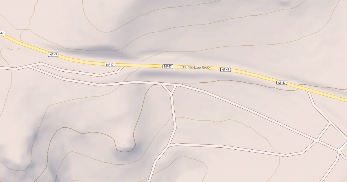 Map preview of Radar Hill OHV Trails