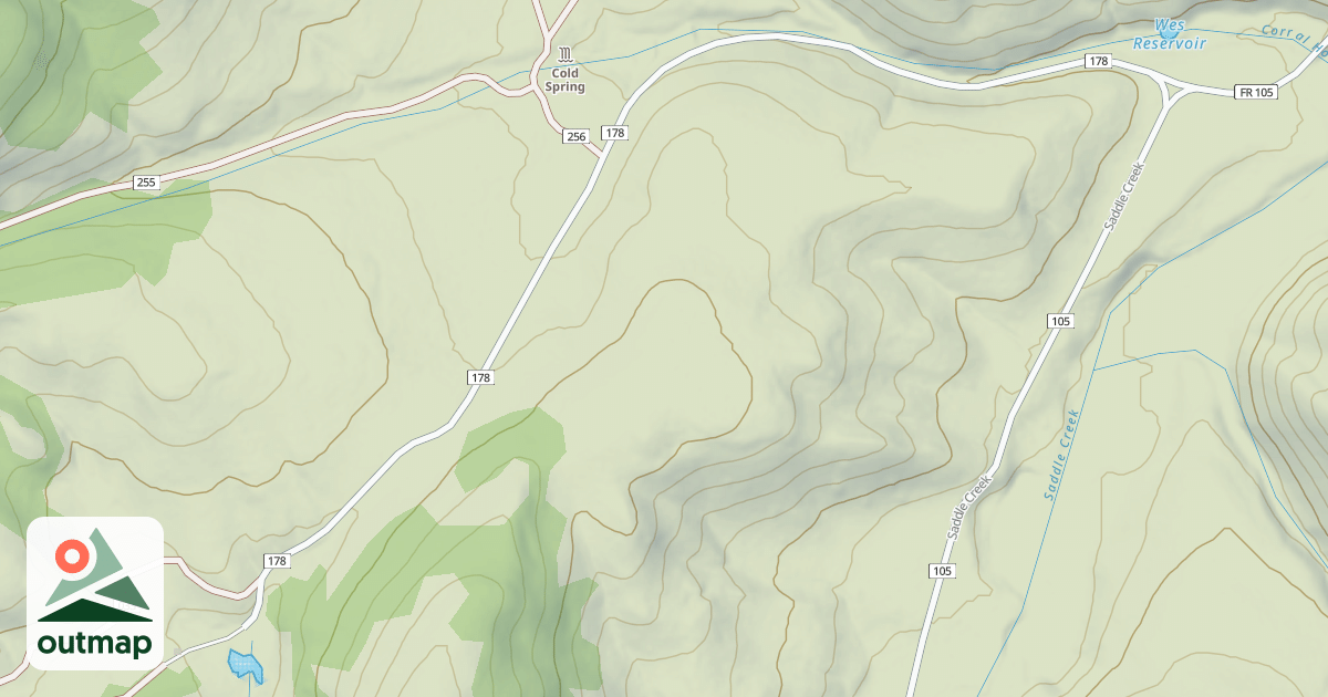 Map of ELK VALLEY G S