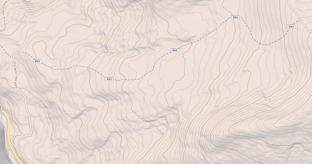 Map preview of IRON MINE CREEK