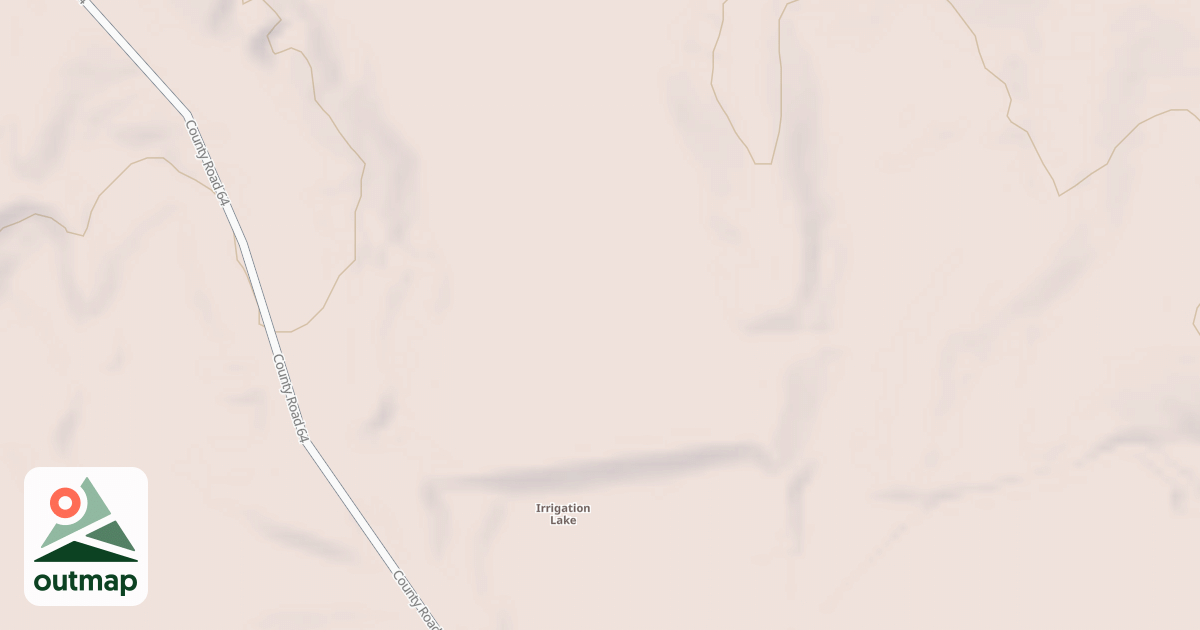 Map of IRRAGATION LAKE ROAD