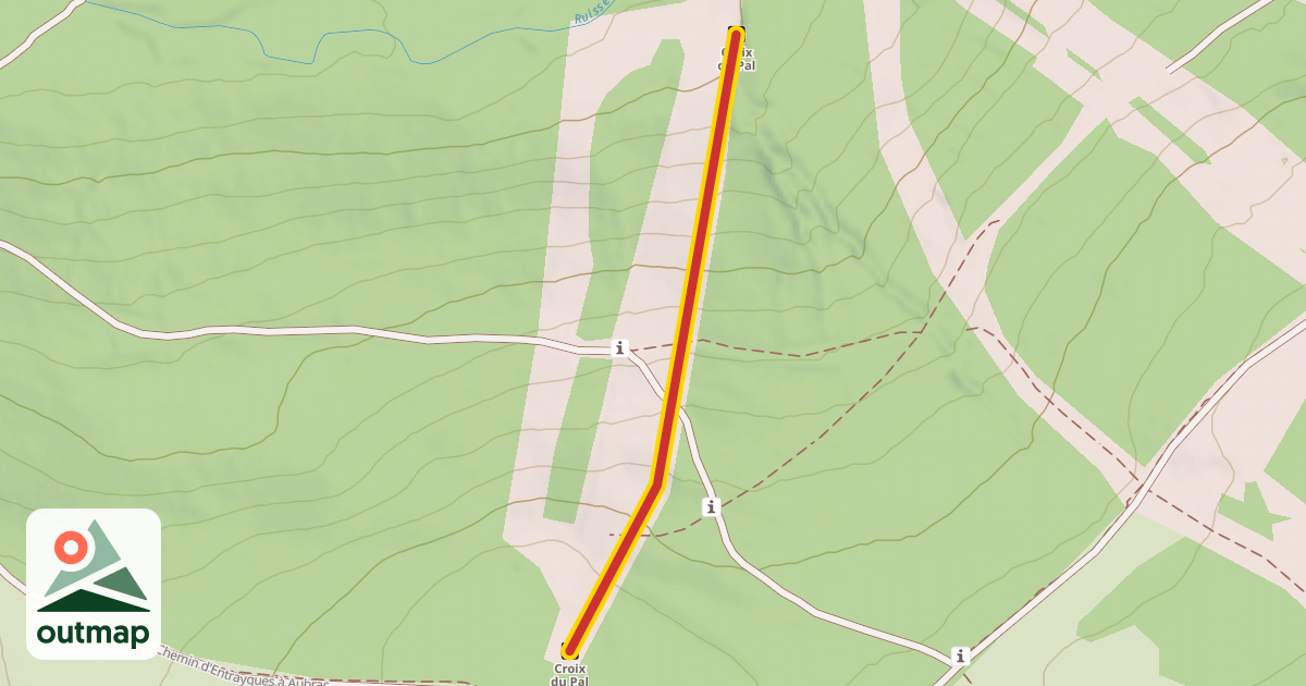 Map of Croix du Pal