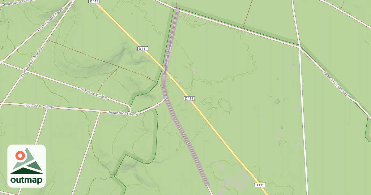 Map of Chemin de la Citerne