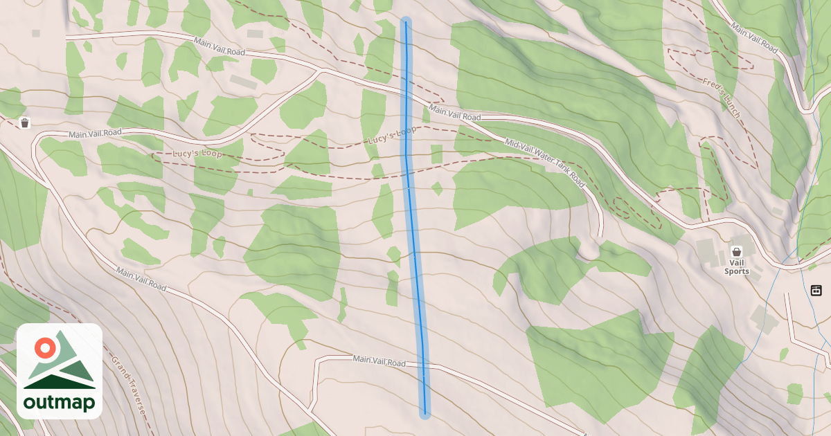 Map of Avanti - Upper