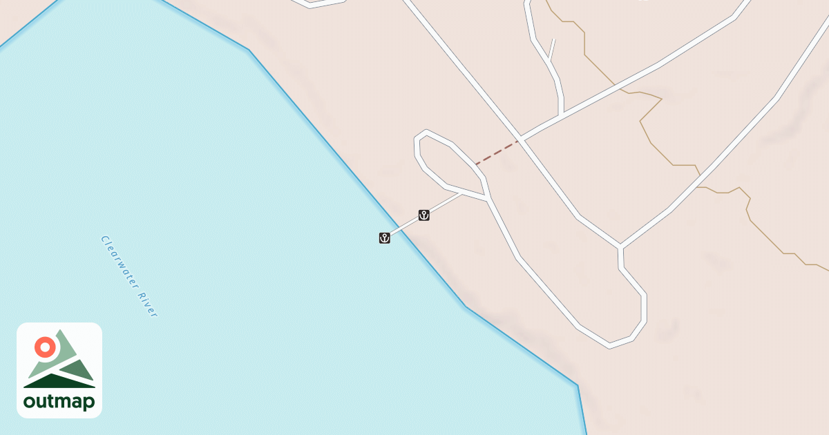 Map of LAKE ALVA CAMP BOAT RAMP
