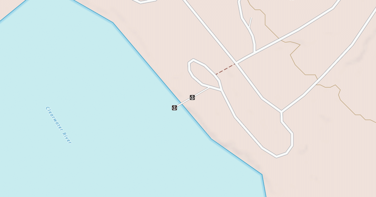 Map preview of LAKE ALVA CAMP BOAT RAMP