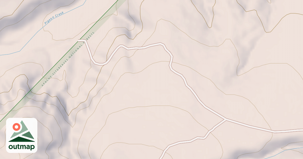 Map of USFS National Forest System Roads {DB5E134A-E951-47CC-B9BA-54D96C37C07D}