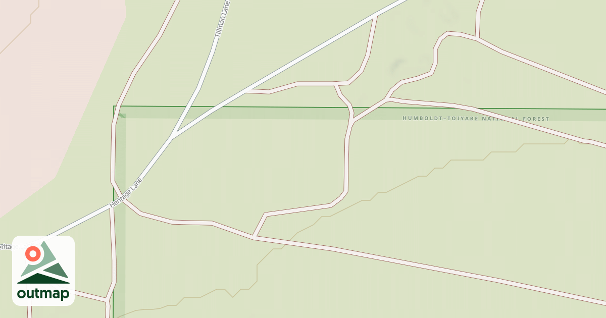 Map of HALF CIRCLE ROAD