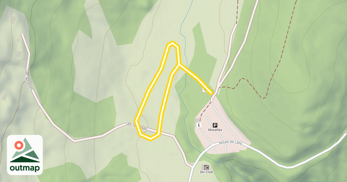 Map of Boucle éclairée