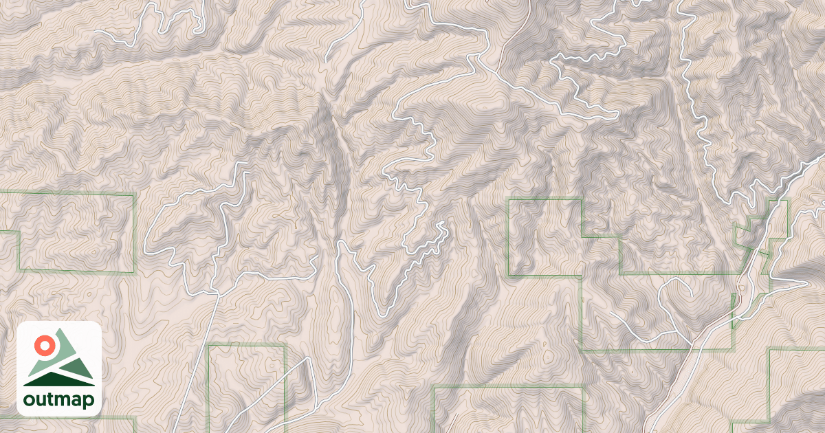Map of STRYCHNINE RIDGE