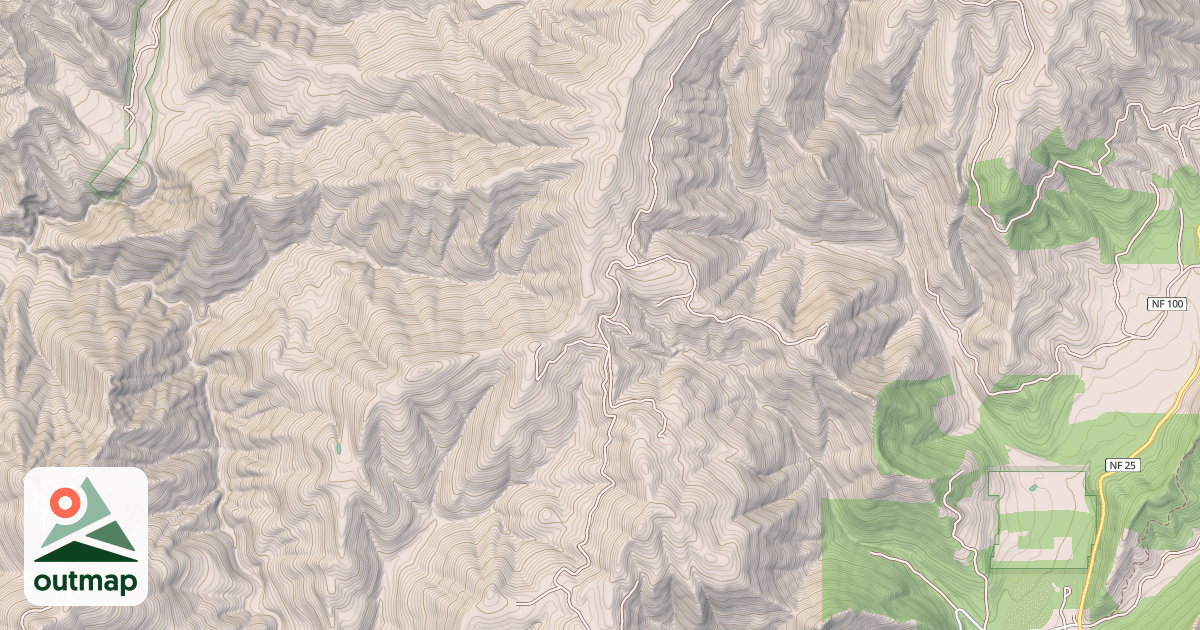Map of Dutchy Creek