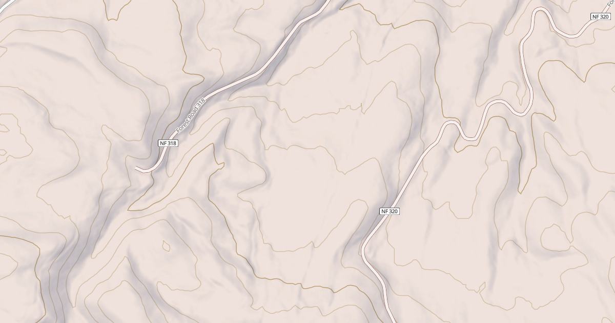 Map preview of USFS National Forest System Roads {89558744-43FC-4013-9853-9F77502C6DB6}