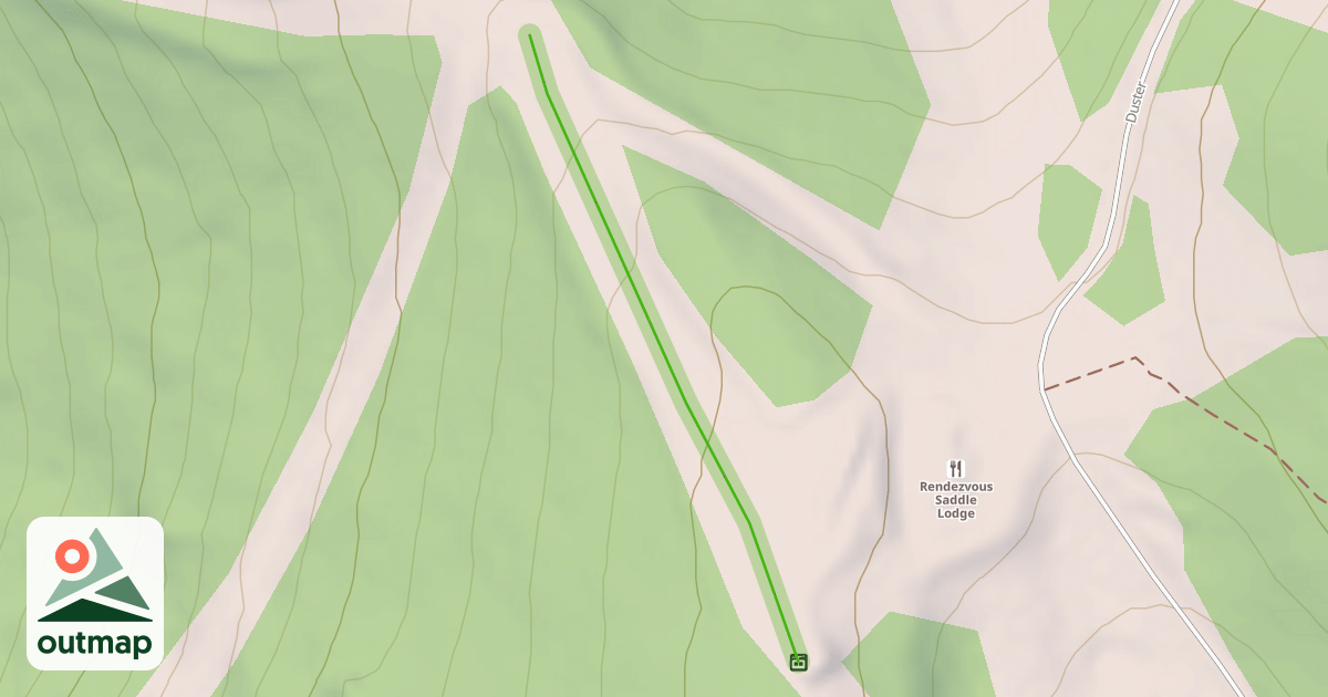 Map of South Peak flats