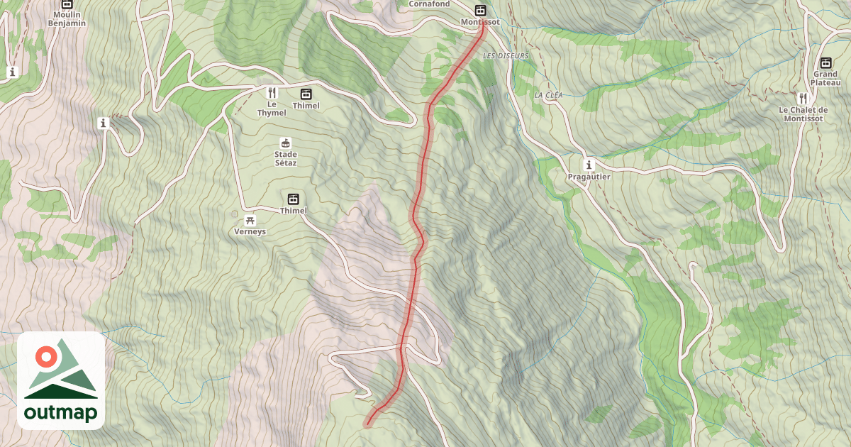 Map of Cascade