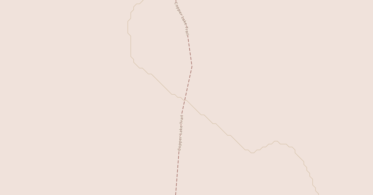 Map preview of Copper Lake Trail