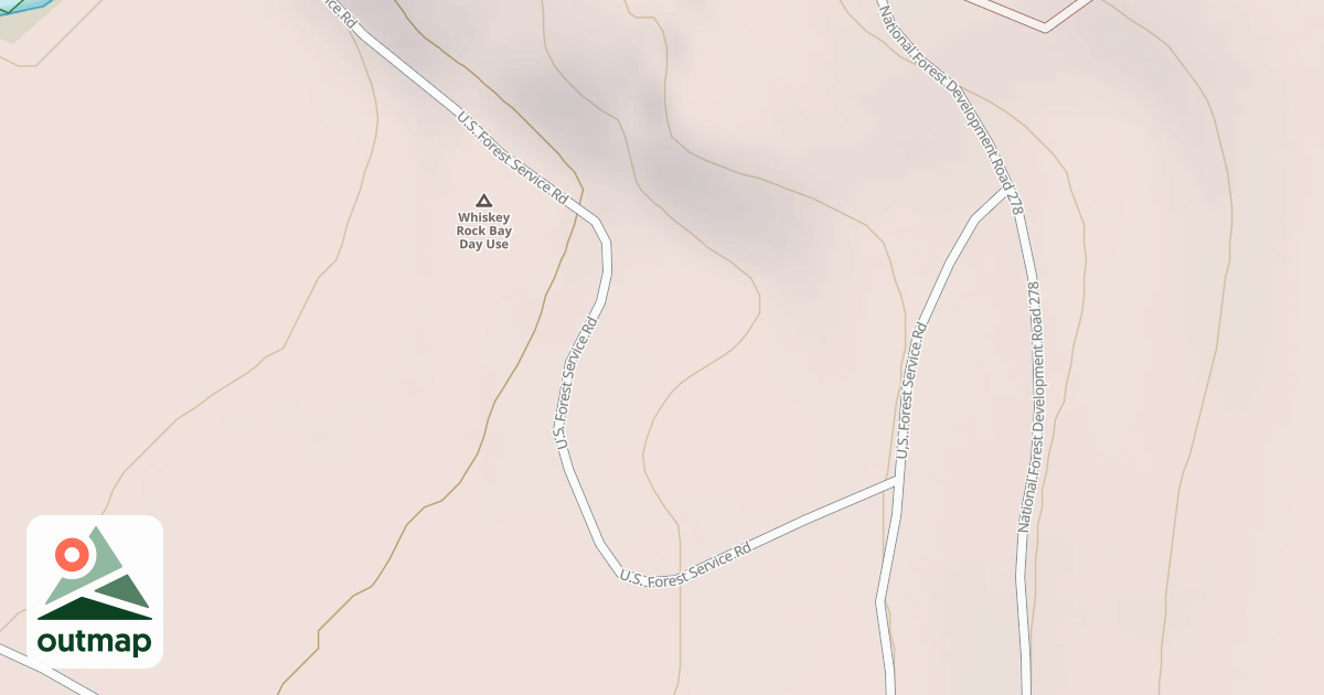 Map of DAY USE ROAD