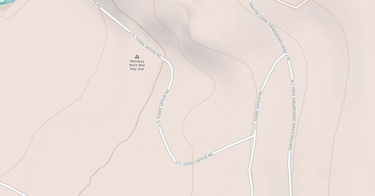 Map preview of DAY USE ROAD