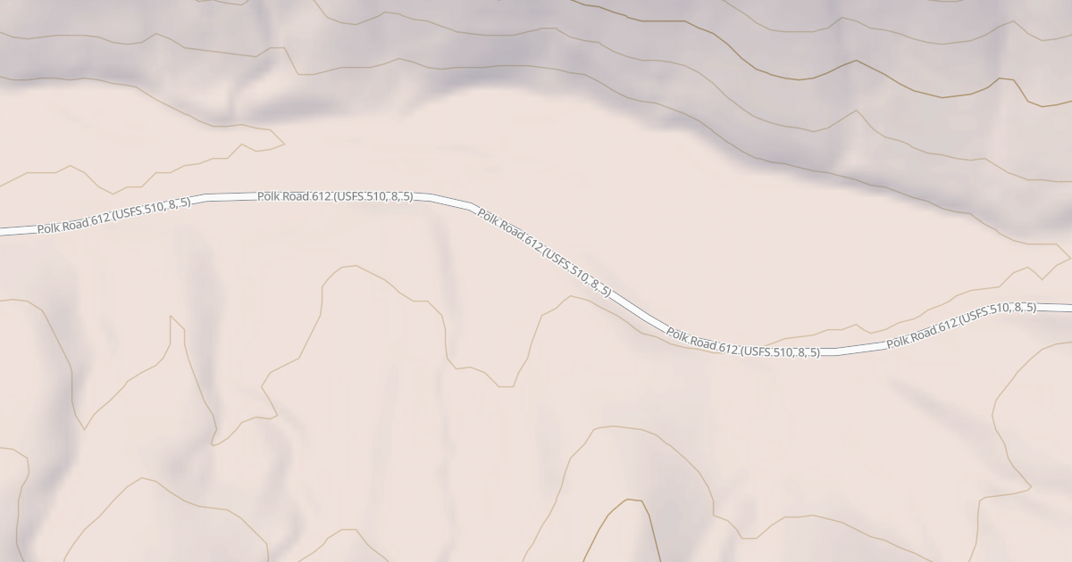 Map preview of USFS National Forest System Roads {A573732B-CE91-4D32-95F8-E0B6B3A863FE}