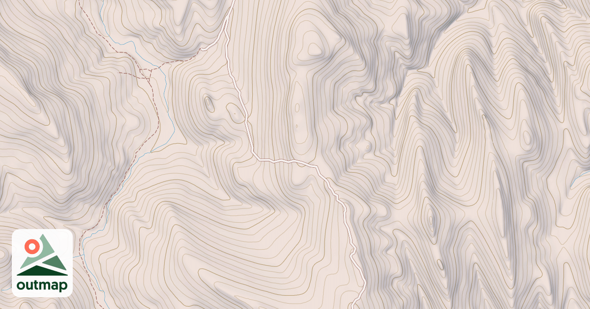 Map of Hyde Canyon