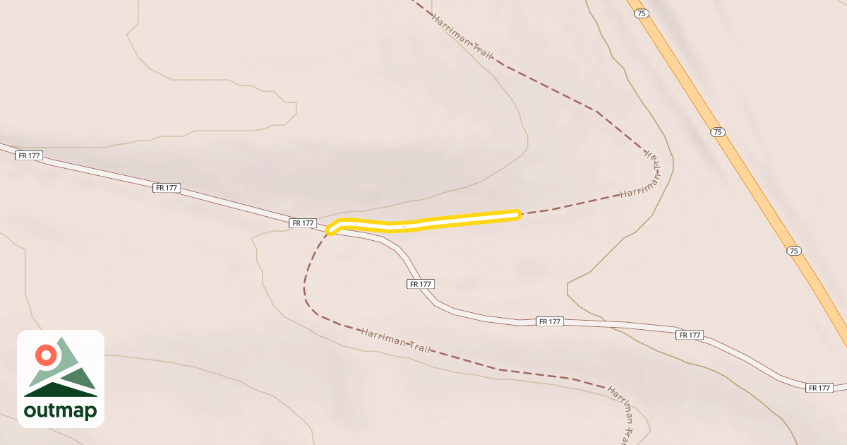 Map of Harriman Trail