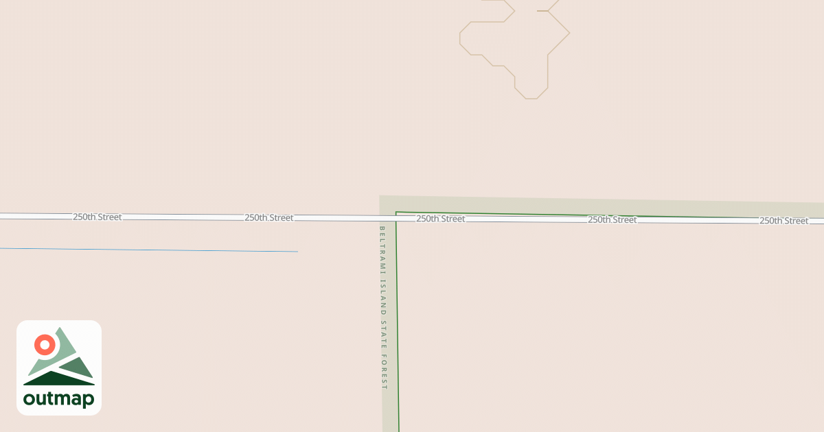 Map of Warroad/Roseau Trails