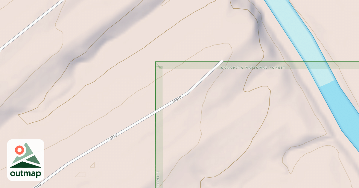 Map of USFS National Forest System Roads {E6C2CC00-B57E-44DD-93A3-88136A584D8D}