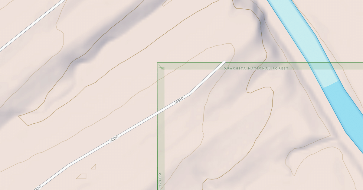 Map preview of USFS National Forest System Roads {E6C2CC00-B57E-44DD-93A3-88136A584D8D}