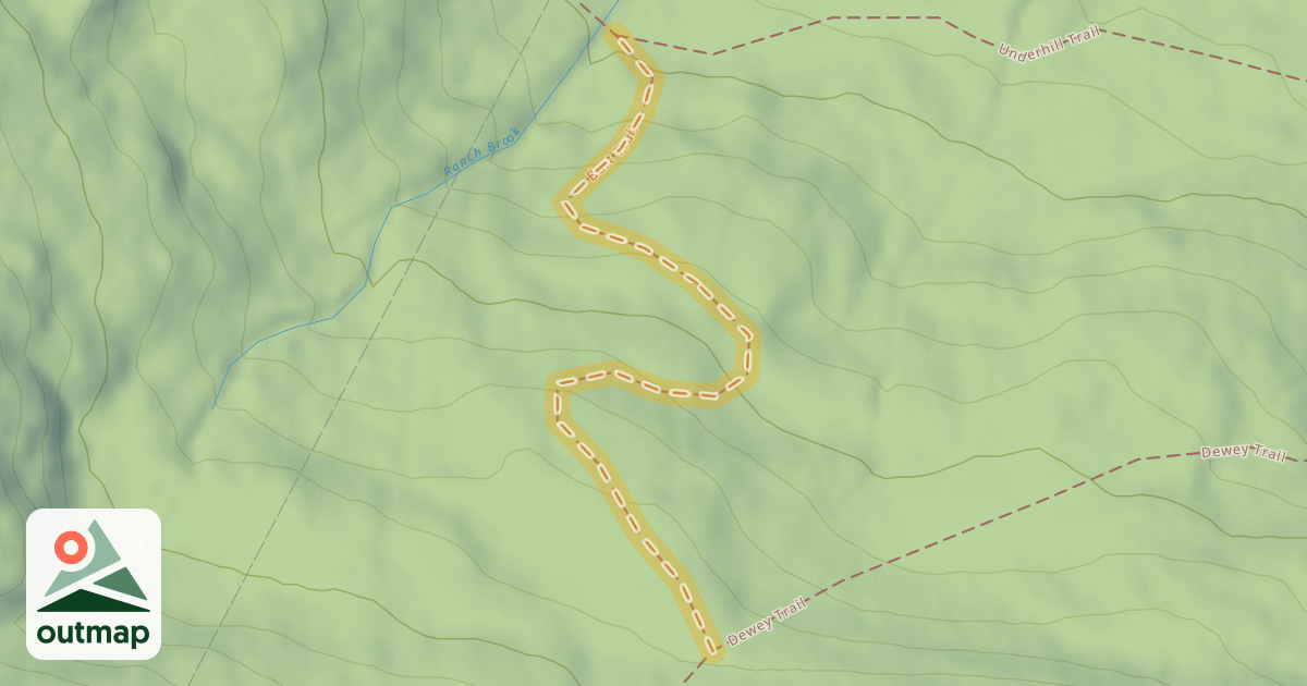 Map of Burt Trail