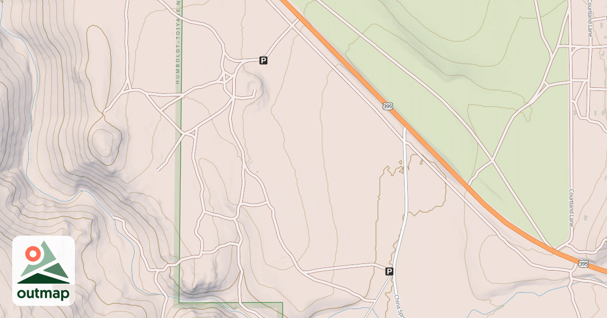 Map of B FLAT ROAD