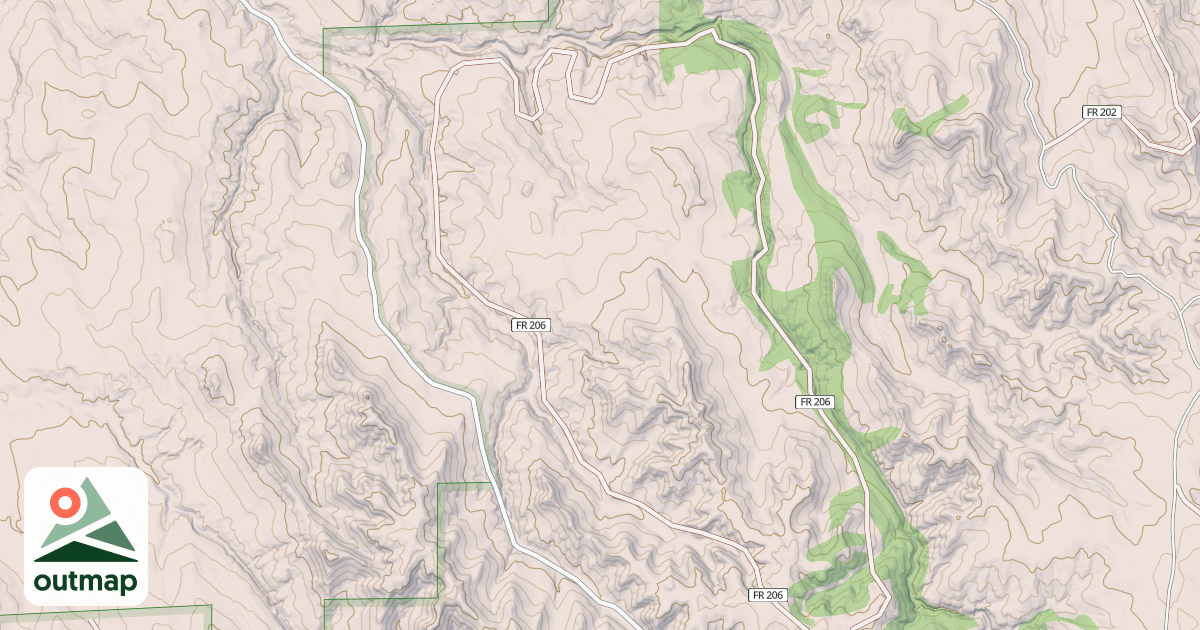 Map of 206