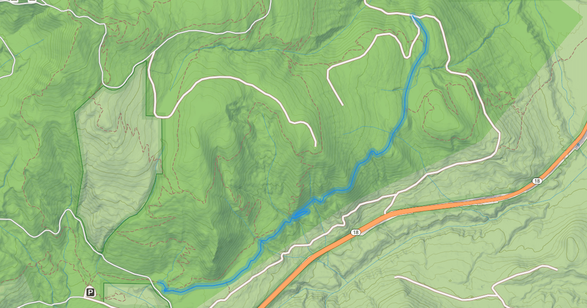 Map preview of Northwest Timber Trail