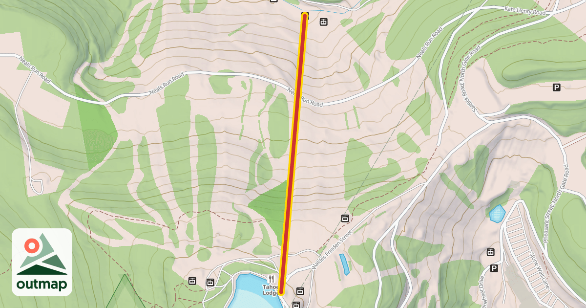 Map of North Face Lift