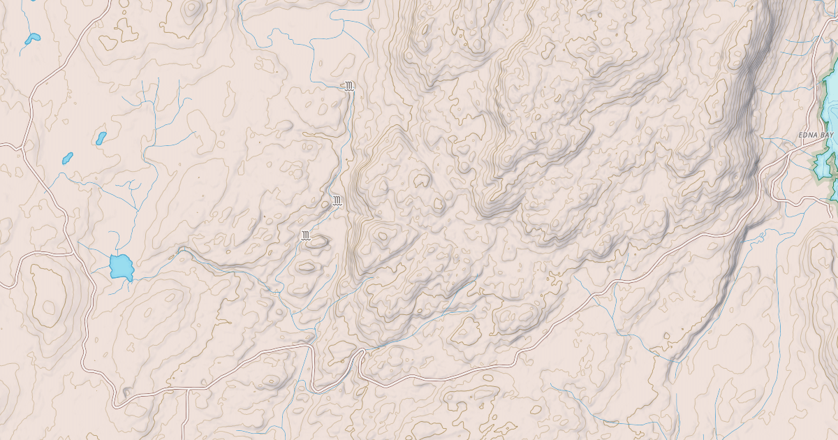 Map preview of EDNA BAY