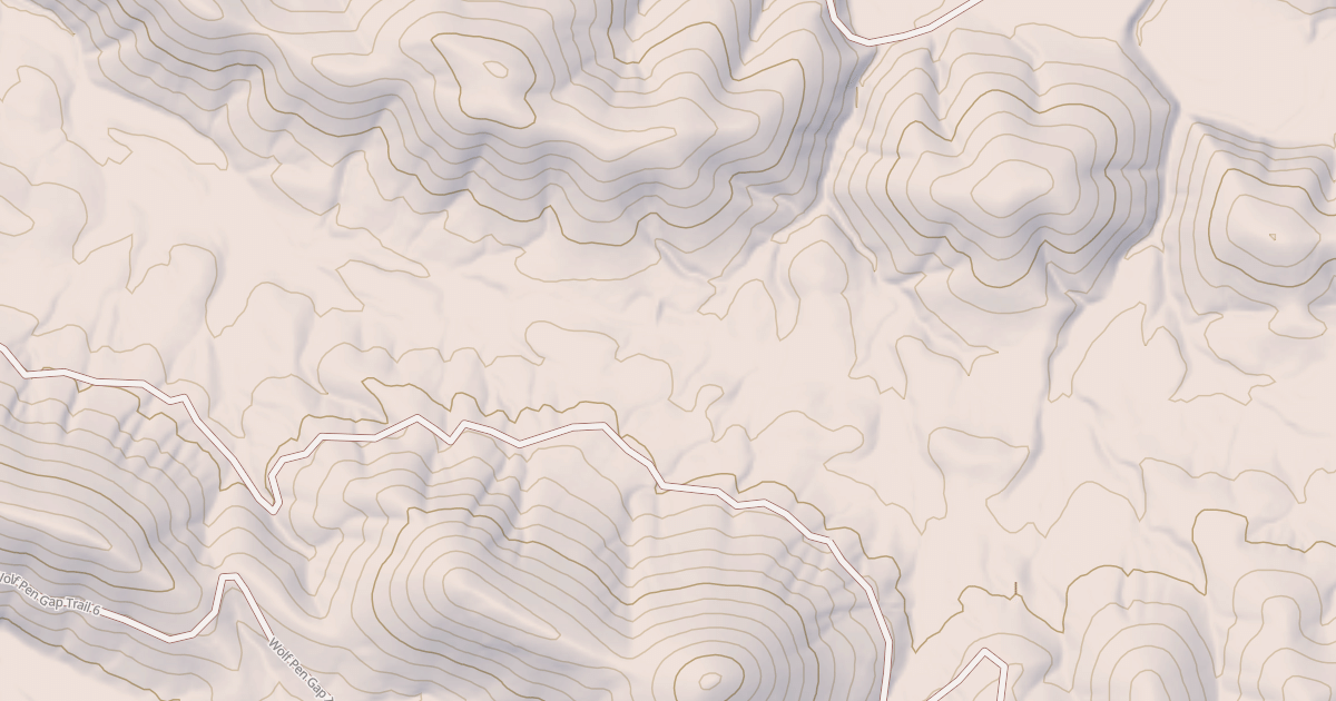 Map preview of WOLF PEN GAP 8