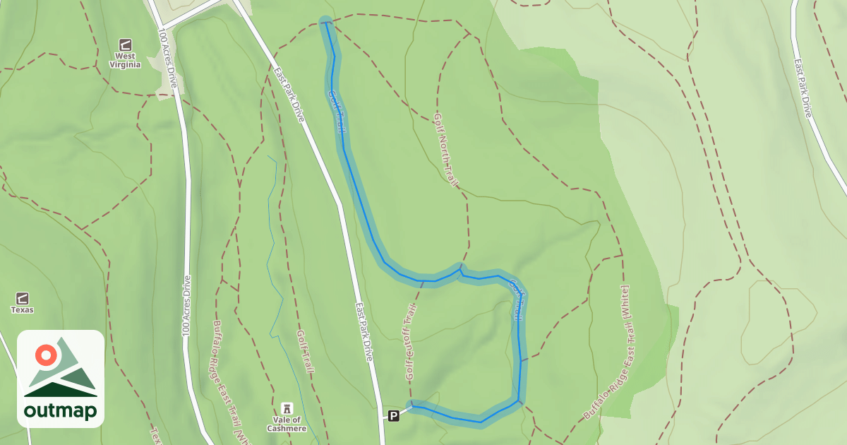 Map of Golf Trail
