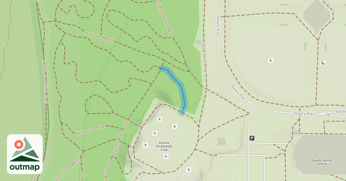 Map of Dyn-o-mite Roll / Junk Yard Dog