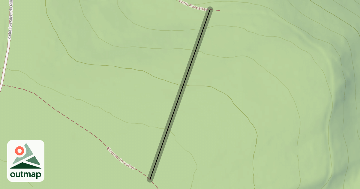 Map of Chemin forestier