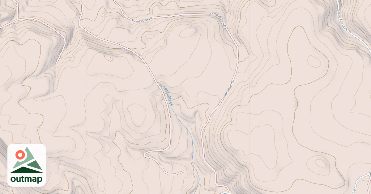 Map of USFS Motor Vehicle Use Map Roads {18265193-0846-4A1F-8A79-22F7F54FA71B}