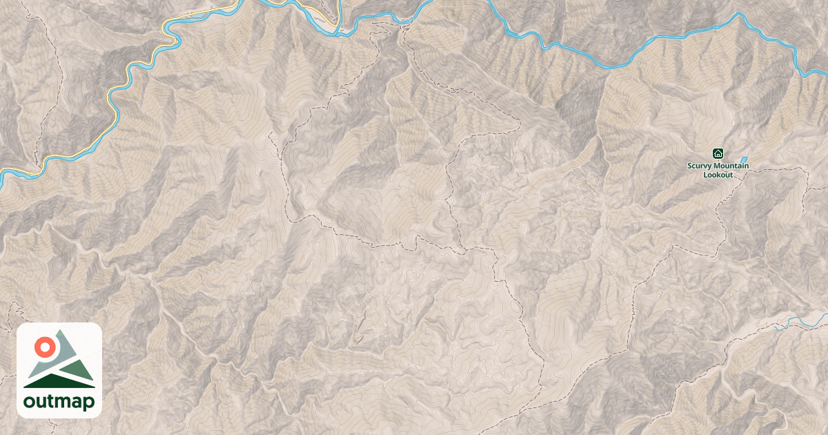 Map of JUNCTION MOUNTAIN