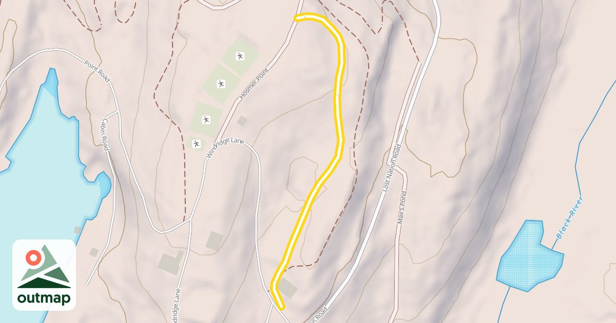 Map of Hosmer Point