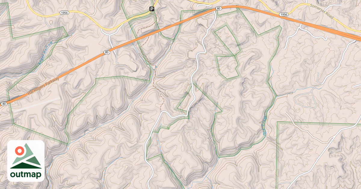 Map of PINE CREEK