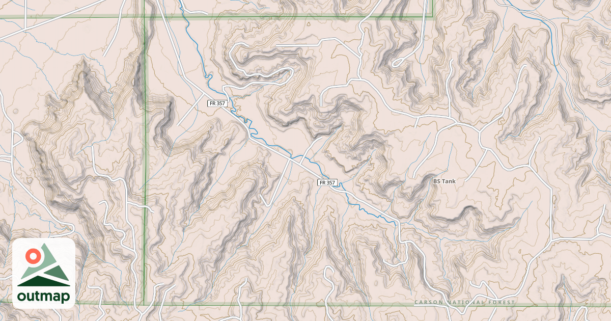 Map of GAS BUGGY JARAMILLO